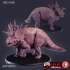 Triceratops Set / Ancient Horned Dinosaur / Jurassic Mount Collection image