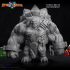 Tortle Brute Miniature - Pre-Supported image
