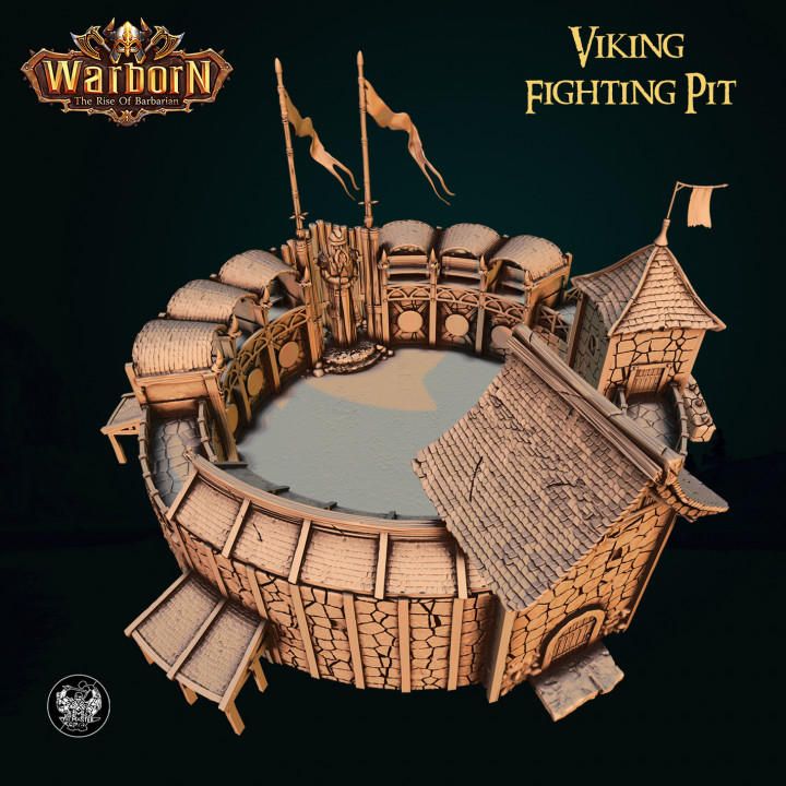Viking fighting Pit's Cover