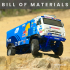 RC truck KamAZ MK.2 4x4: Bill of materials image