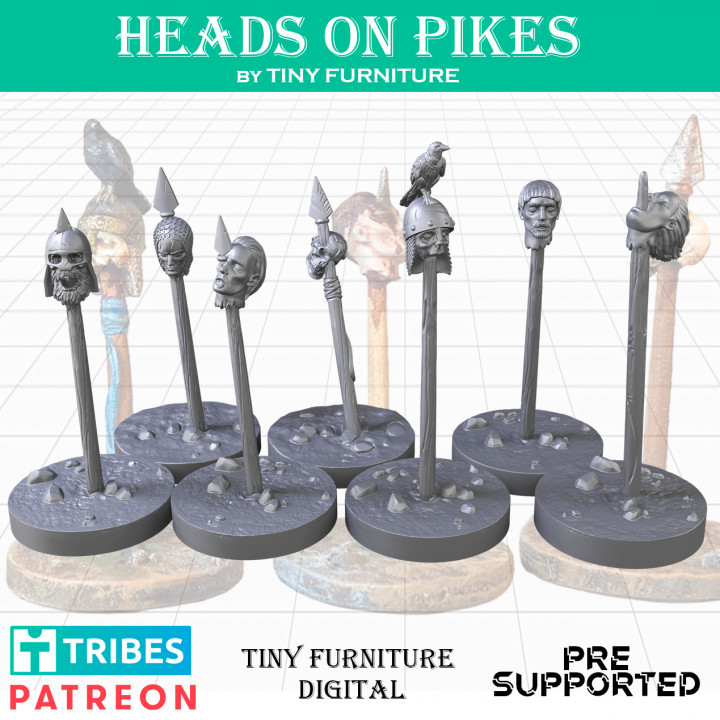 Heads on pikes (Harvest of War)'s Cover