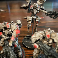 Picture of print of JULY 2021 CYBERPUNK RELEASE - FKMSA BATTLE DROIDS 1