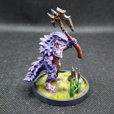 Picture of print of Pike stand, lizardfolk
