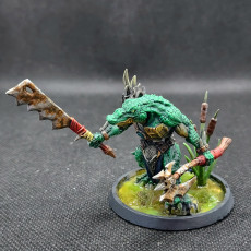 Picture of print of Kroc stand, Lizardfolk