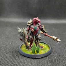 Picture of print of Raptor stand, Lizardfolk