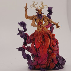 Picture of print of Changer of Ways - The Mists of Change Boss - PRESUPPORTED - 32mm scale