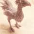Terror Bird Wild / Large  Feathered Raptor / Ancient Giant Chicken print image