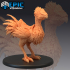 Terror Bird Mount / Large  Feathered Raptor / Ancient Giant Chicken image