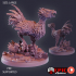Terror Bird Set / Large Feathered Raptor / Ancient Giant Chicken image