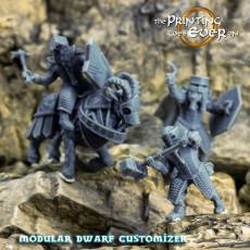 Picture of print of Modular Dwarven Tunnel Defenders - On Foot and Mounted - Presupported This print has been uploaded by The Printing Goes Ever On