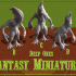 Fantasy Series 12 Bundle, 5 x Deep Ones minis - PRE-SUPPORTED image