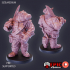 Hippo Soldier Set / Hippofolk Warrior / Hippopotamus Army image