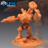 Battle Armor Chainsaw & Hammer / Mechanical War Construct / Steam Robot image