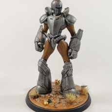 Picture of print of Construct Guardian / Mechanical Metal Guard / Iron Forged Body Shield