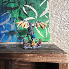 Picture of print of Dragon Whelp Construct / Mechanical Fire Drake / Steampunk Guard Wyrmling