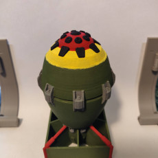 Picture of print of Fat Man Nuclear Bomb Dice Box