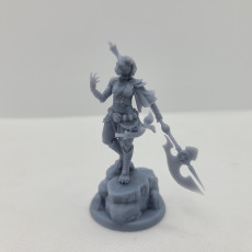 Picture of print of Auria tabaxi female 75mm and 32mm pre-supported