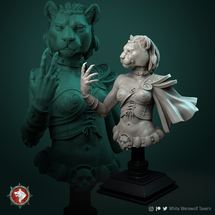 $4.50Auria tabaxi female bust pre-supported