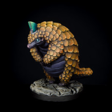 Picture of print of Waqia, Musafiyah Pangolin Shop Keeper (Pre-Supported) This print has been uploaded by Khromatic Miniatures