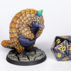 Picture of print of Waqia, Musafiyah Pangolin Shop Keeper (Pre-Supported) This print has been uploaded by Khromatic Miniatures