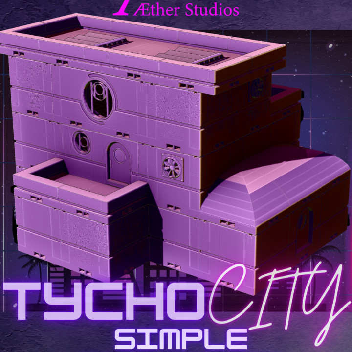 $9.00Tycho City 1: Simple Sci-fi Buildings