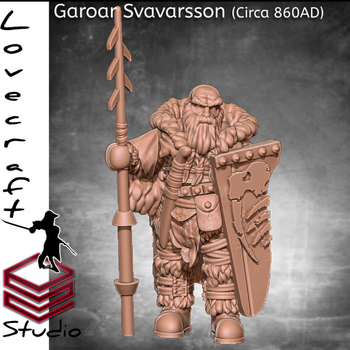 3D Printable Garoar Svavarsson by Iain Lovecraft
