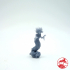 Undead Female Half-Elf Banshee 1 inch base, 32 mm height Medium miniature image