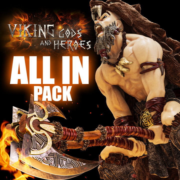 $200.00Viking Gods and Heroes All in Pack (with Scenery/Centerpiece)