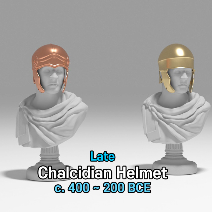 $4.50Late Chalcidian helmet