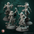 Dunes of Fire Bundle 11 unique miniatures (32mm and 75mm) pre-supported image