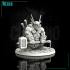(MK 0005) Male Dwarf Warrior Statue 55mm kit image
