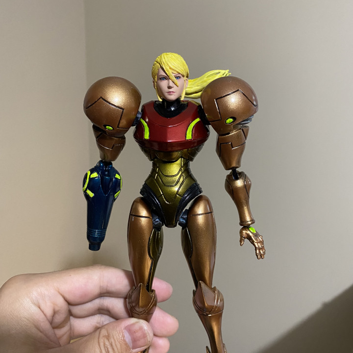Metroid samus power suit figure