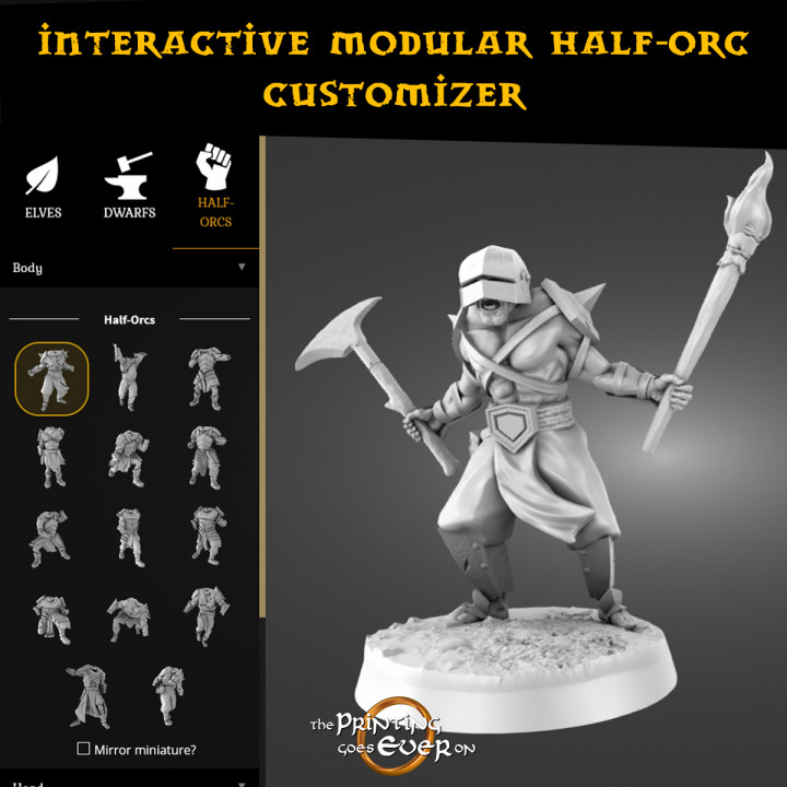 Chapter 12 - The Fighting Half-Orcs- INCLUDES MODULAR 3D CUSTOMIZER ACCESS's Cover