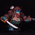 Tortle Pirate Miniature - Pre-Supported print image