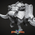 Chasmosaurus Mule Miniature - Pre-Supported image