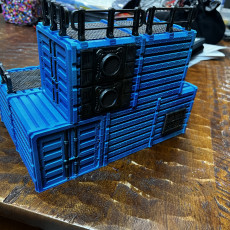 Picture of print of Kyhlden. Hive City Docks. 3D Printing Designs Bundle. Futuristic / Containers / Platforms / Scifi Buildings. Terrain and Scenery for Wargames