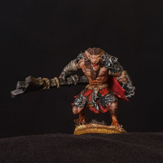 Picture of print of Werewolf Knight - Loghain