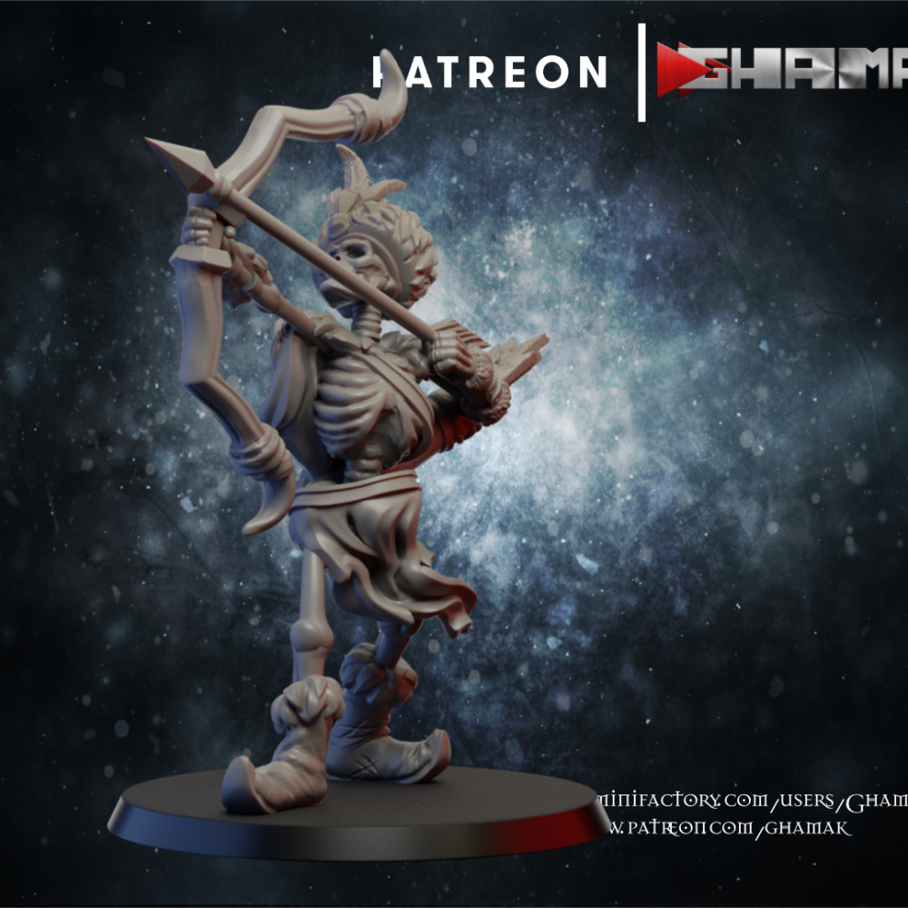 Image of Undead  slav skeleton 4 support ready