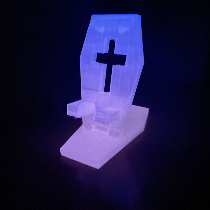 Coffin Phone Stand