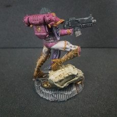 Picture of print of HL258 HERESY GIRL 3.0 Decimated - Heresylab