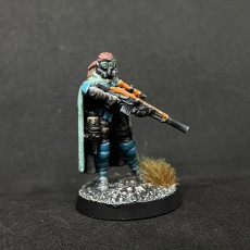 Picture of print of Tempest Guardsman Sniper 2 (Female) (PRESUPPORTED)