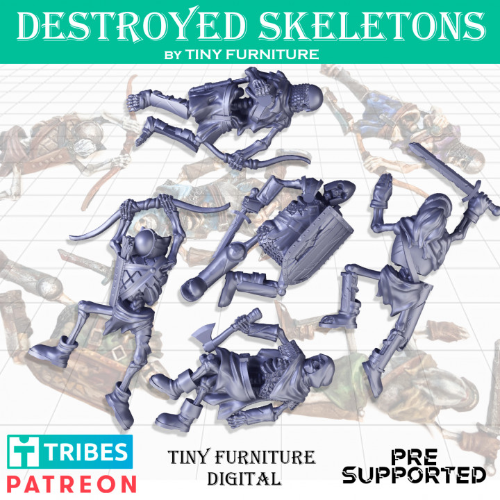 Destroyed Skeletons (Harvest of War)'s Cover