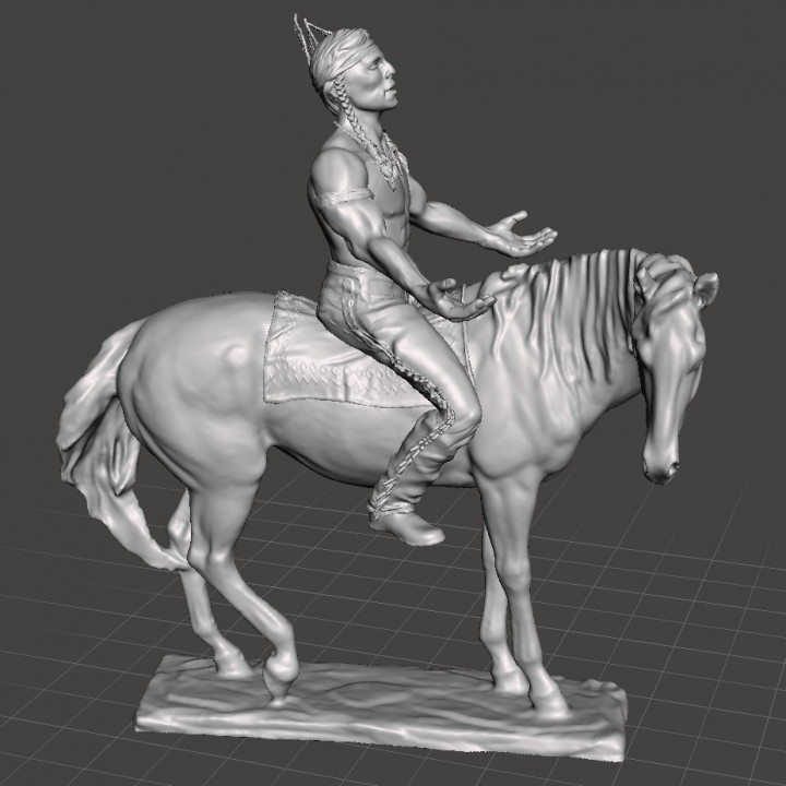 Native Rider Figure