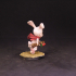 Funny rabbit - Reb Rabs 32 mm printable miniature 3D print model image