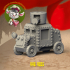 Armored warcar - Reb Rabs 32 mm printable miniature 3D print model image