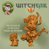 Witchear - 32 mm pre supported diorama 3D print model image