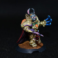 Picture of print of THE EMPEROR - 32 MM MINIATURE FROM WARCARROT 40000 Free 3D print model