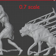 Picture of print of Hyena pack + Matriarch [pre-supported]