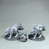 Barren Raiders bundle 13 unique miniatures 32mm and 75mm  pre-supported image