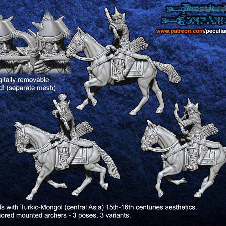 Turko-Mongol Dark Elfs - Light mounted archers's Cover